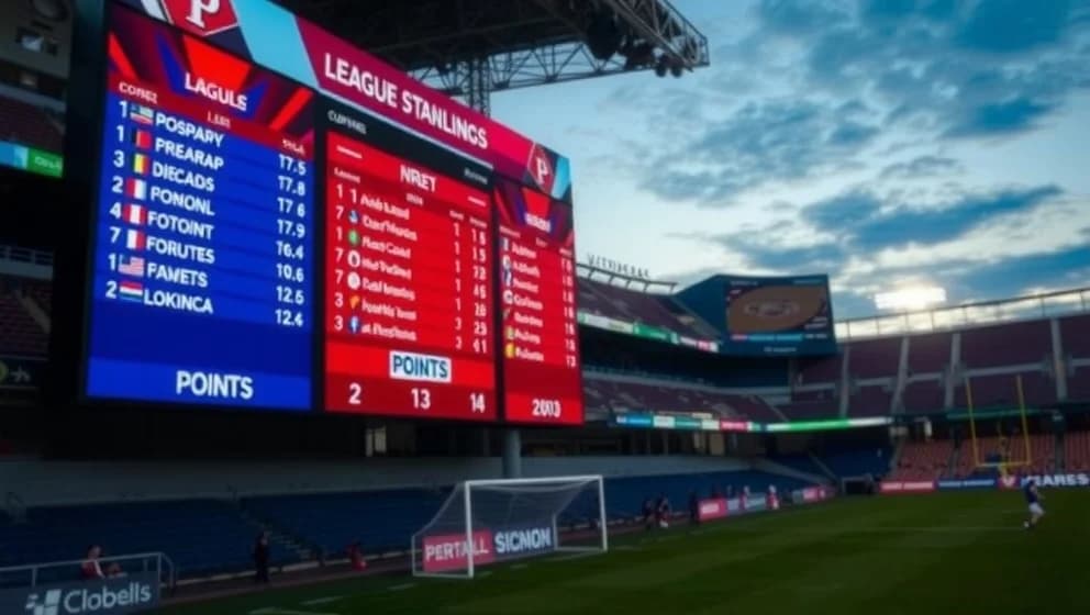 Poängställning i PSG denna säsong