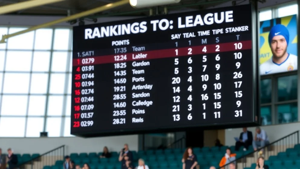 Poängställningen i Hammarby denna säsong